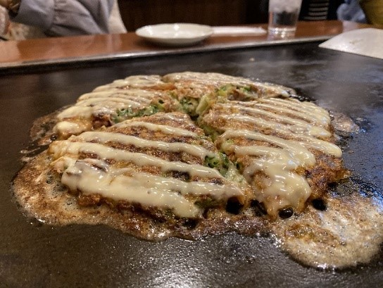 写真：お好み焼き