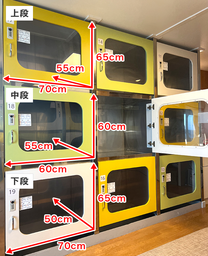 ペットルームケージサイズ（中小型）